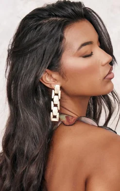 PrettyLittleThing Statement Earrings*Chunky Chain Drop Statement Earrings