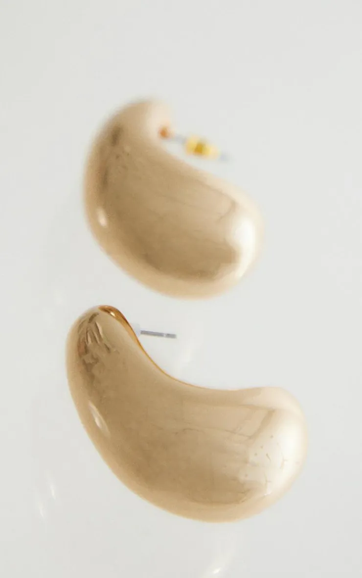 PrettyLittleThing Earrings*Chunky Flat Curved Earrings