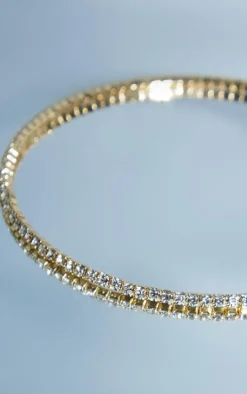 PrettyLittleThing Necklaces*Dainty Diamante Choker