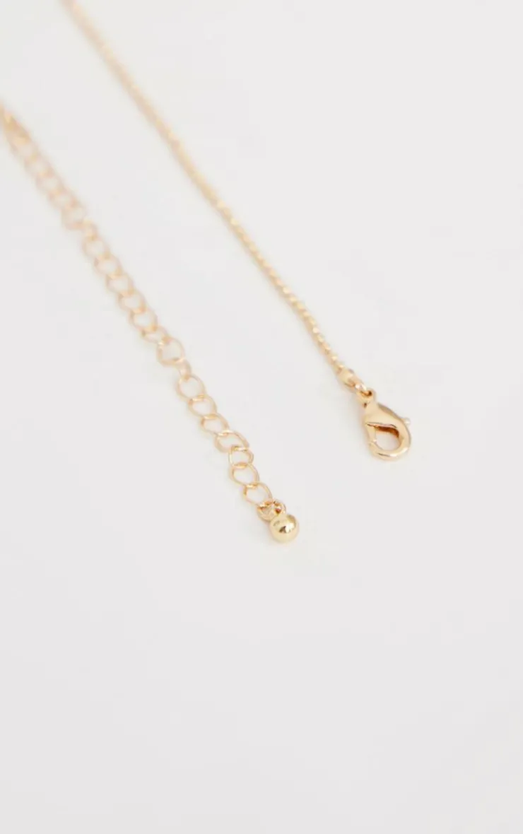 PrettyLittleThing Necklaces*Dainty Heart Short Chain Necklace