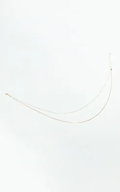 PrettyLittleThing Necklaces*Dainty Simple Chain Double Layering Necklace