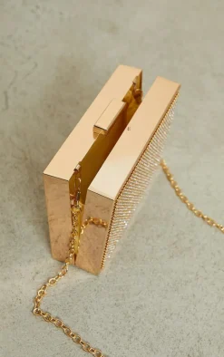 PrettyLittleThing Party Bags*Diamante Box Clutch