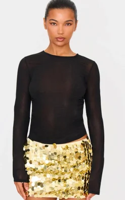 Disc Sequin Mini Skirt-PrettyLittleThing Discount