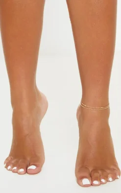 PrettyLittleThing Anklets*Double Chain Layer Anklet