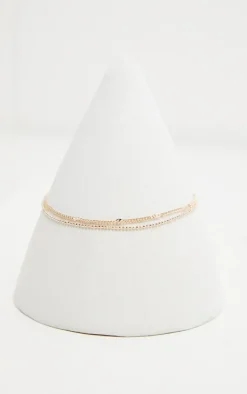 PrettyLittleThing Anklets*Double Chain Layer Anklet