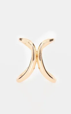 PrettyLittleThing Bracelets*Double Curved Bangle