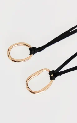 PrettyLittleThing Necklaces*Double Hoop Layer Tie Choker