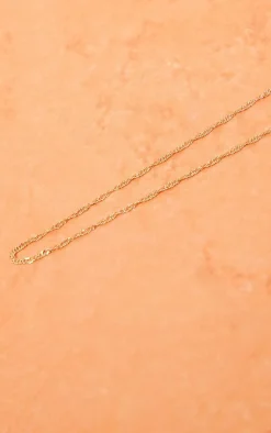 PrettyLittleThing Body Jewelry*Fine Twisted Belly Chain