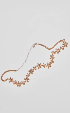 PrettyLittleThing Body Jewelry*Flower Belly Chain