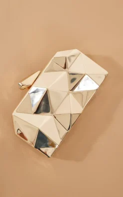PrettyLittleThing Clutch Bags*Geometric Box Clutch