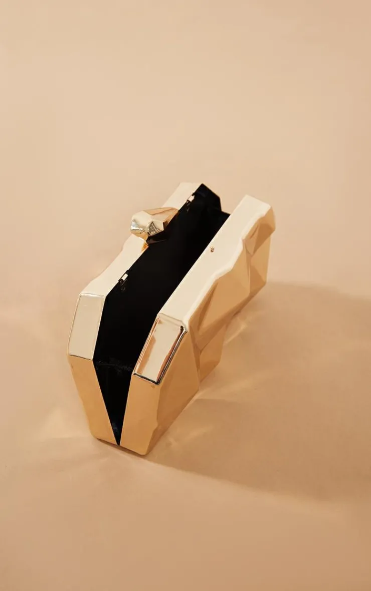 PrettyLittleThing Clutch Bags*Geometric Box Clutch