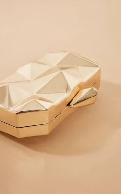 PrettyLittleThing Clutch Bags*Geometric Box Clutch