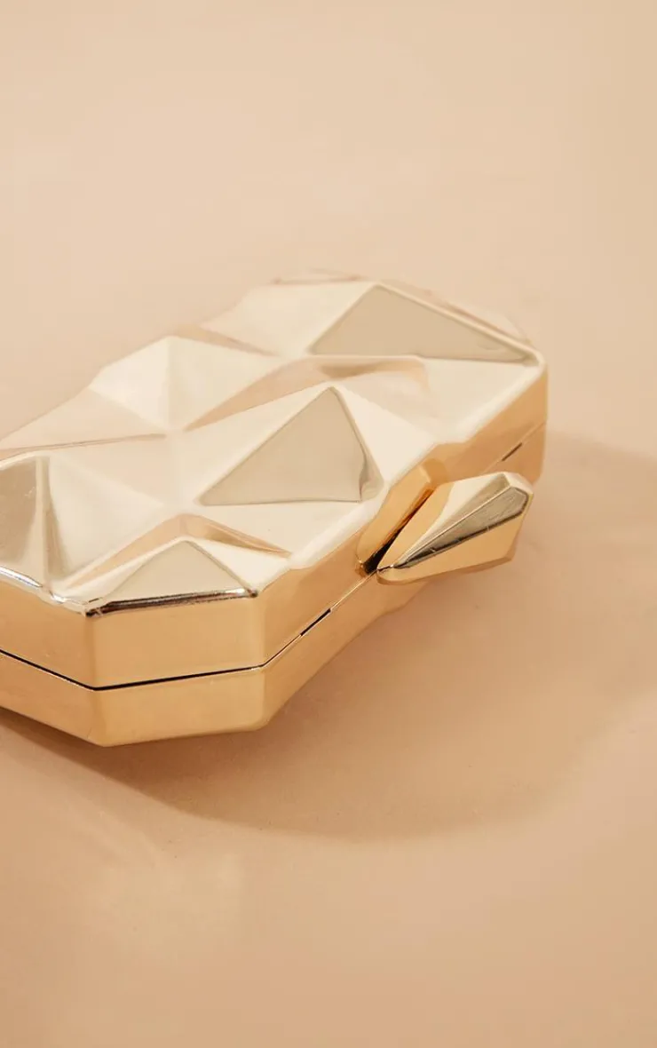 PrettyLittleThing Clutch Bags*Geometric Box Clutch