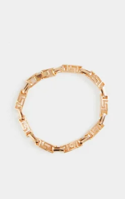 PrettyLittleThing Bracelets*Greek Key Link Bracelet