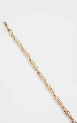 PrettyLittleThing Bracelets*Greek Key Link Bracelet