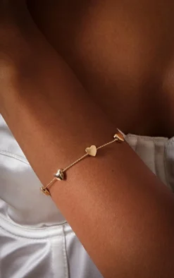 PrettyLittleThing Bracelets*Heart Detail Bracelet