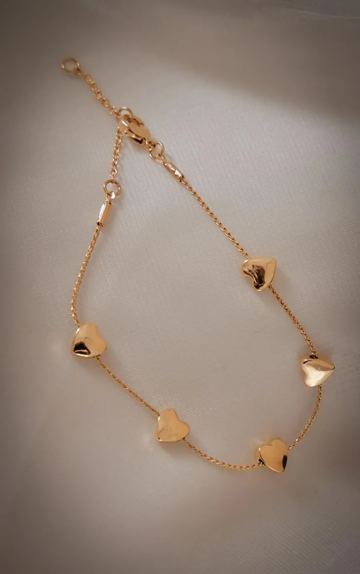 PrettyLittleThing Bracelets*Heart Detail Bracelet