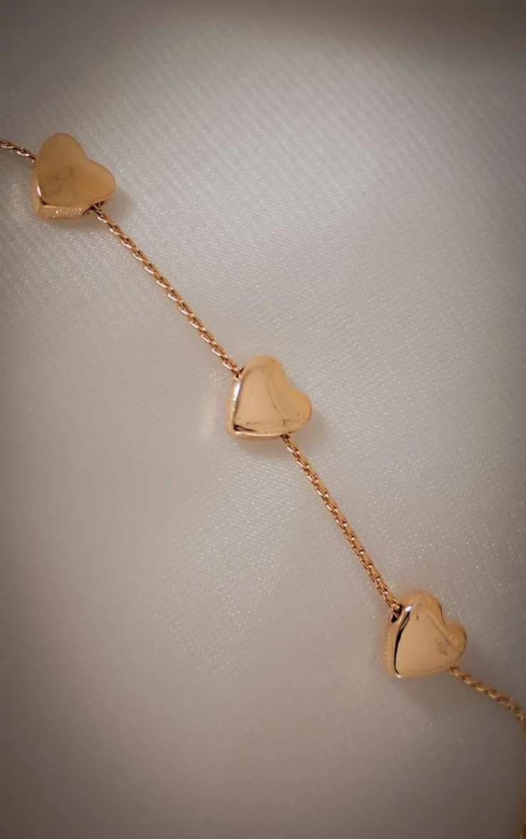 PrettyLittleThing Bracelets*Heart Detail Bracelet