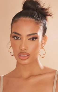 PrettyLittleThing Hoop Earrings*Irregular Shaped Hoop Earrings