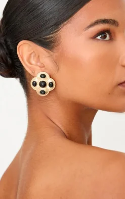 PrettyLittleThing Earrings*Jewel Detail Statement Stud Earrings