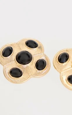 PrettyLittleThing Earrings*Jewel Detail Statement Stud Earrings