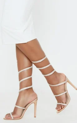 PrettyLittleThing High Heels*Jewel Diamante Heel