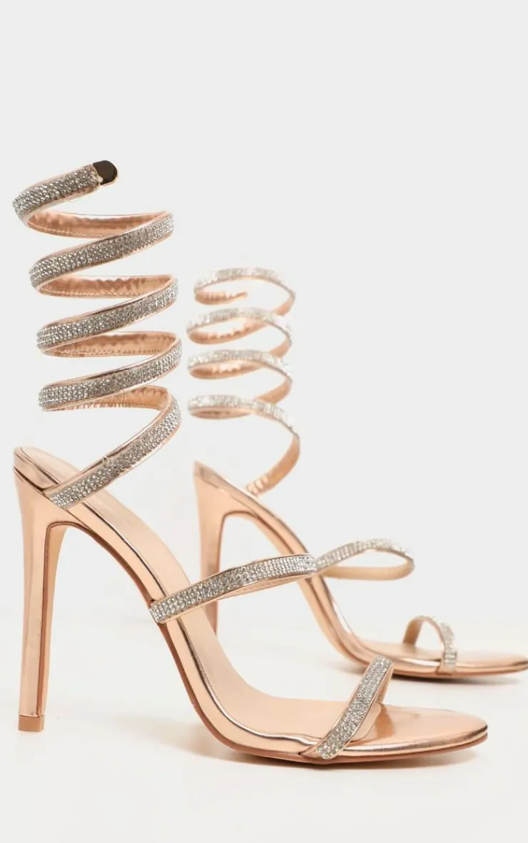 PrettyLittleThing High Heels*Jewel Diamante Heel