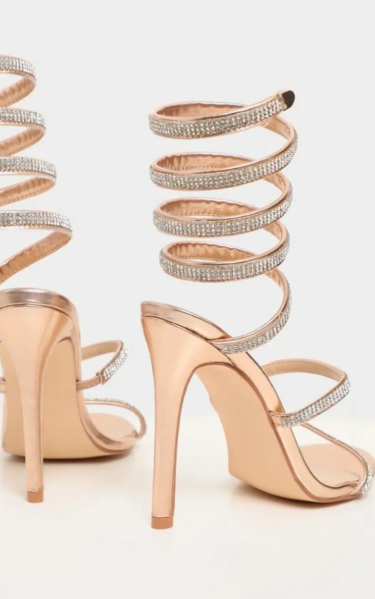 PrettyLittleThing High Heels*Jewel Diamante Heel