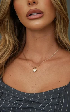PrettyLittleThing Necklaces*Locket Snake Chain Necklace