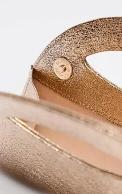 PrettyLittleThing Clutch Bags*Metallic Curved Mini Bag
