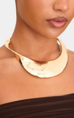 PrettyLittleThing Necklaces*Metallic Twist Chunky Choker