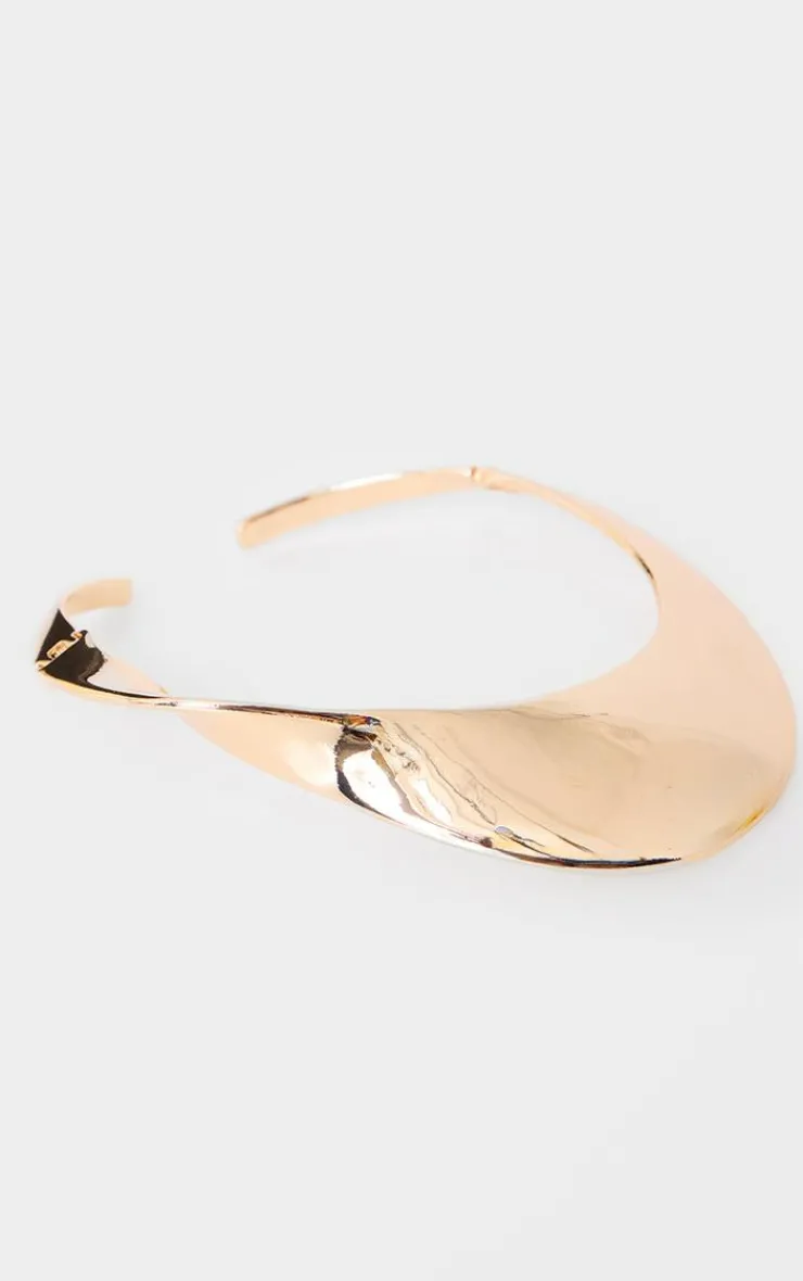 PrettyLittleThing Necklaces*Metallic Twist Chunky Choker