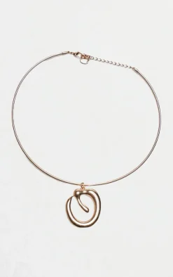 PrettyLittleThing Necklaces*Molten Swirl Band Choker