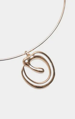 PrettyLittleThing Necklaces*Molten Swirl Band Choker