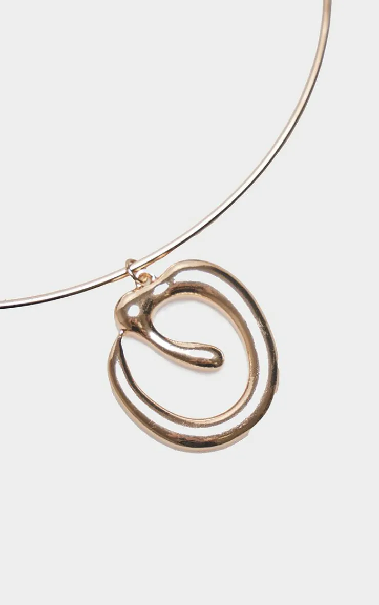 PrettyLittleThing Necklaces*Molten Swirl Band Choker
