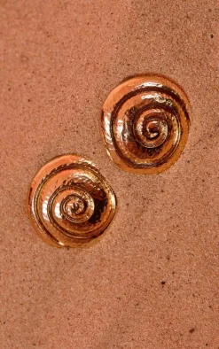 PrettyLittleThing Statement Earrings*Molten Swirl Statement Stud Earrings