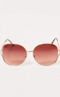 PrettyLittleThing Oversized Sunglasses*Oversized Double Frame Round Sunglasses