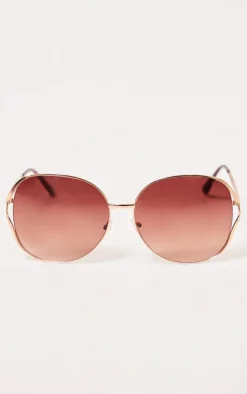 PrettyLittleThing Oversized Sunglasses*Oversized Double Frame Round Sunglasses