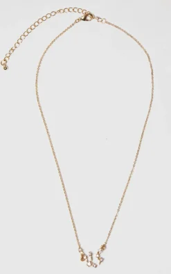PrettyLittleThing Necklaces*Gold Plated Celestial Necklace