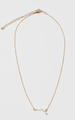 PrettyLittleThing Necklaces*Gold Plated Celestial Necklace