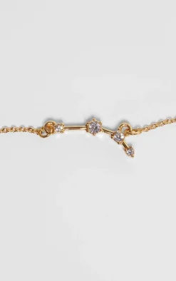 PrettyLittleThing Necklaces*Gold Plated Celestial Necklace