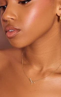 PrettyLittleThing Necklaces*Gold Plated Celestial Necklace