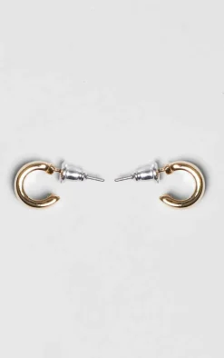 PrettyLittleThing Hoop Earrings*Plated Chunky Hoop Earrings