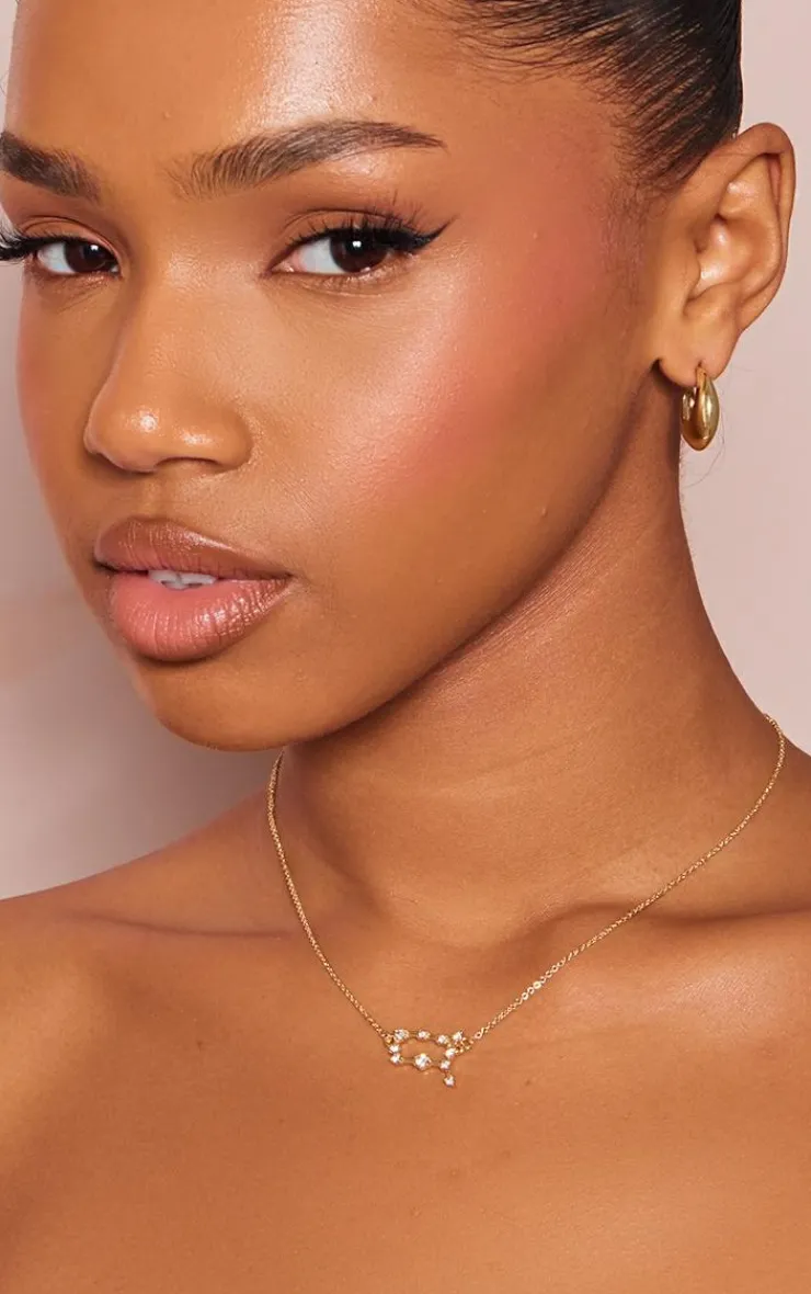PrettyLittleThing Necklaces*Gold Plated Celestial Necklace