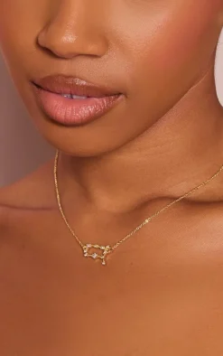 PrettyLittleThing Necklaces*Gold Plated Celestial Necklace