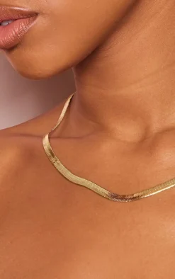 PrettyLittleThing Necklaces*Plated Snake Necklace