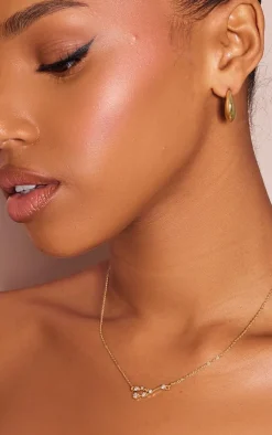PrettyLittleThing Necklaces*Gold Plated Celestial Necklace
