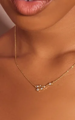 PrettyLittleThing Necklaces*Gold Plated Celestial Necklace