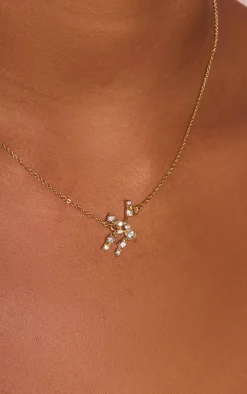 PrettyLittleThing Necklaces*Gold Plated Celestial Necklace