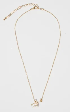 PrettyLittleThing Necklaces*Gold Plated Celestial Necklace